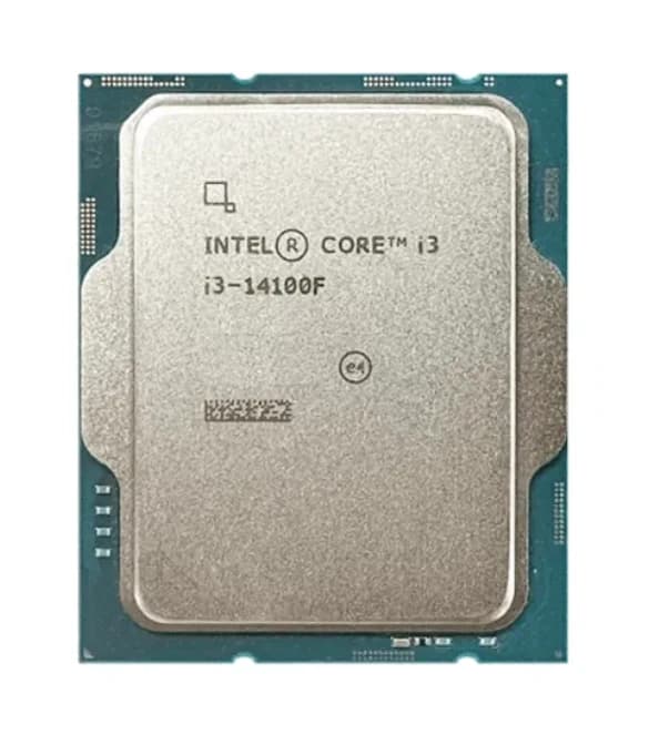 Intel Core i3-14100F Desktop Processor - 4 Cores up to 4.7 GHz, Tray