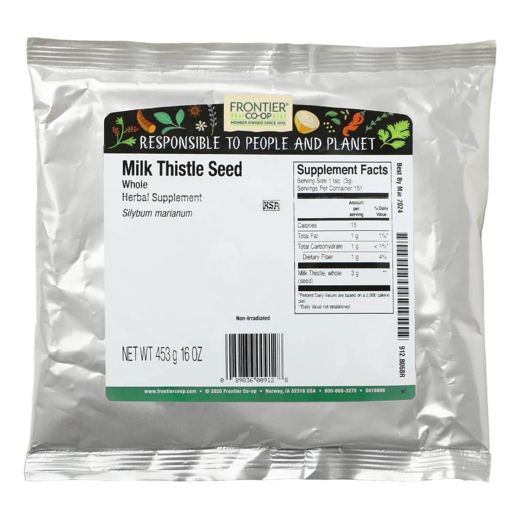 FRONTIER CO-OP Whole Milk Thistle Seed 453g