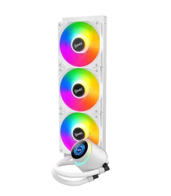 Huntkey GX360R Atlas Shark Cooling 3 Fans - White