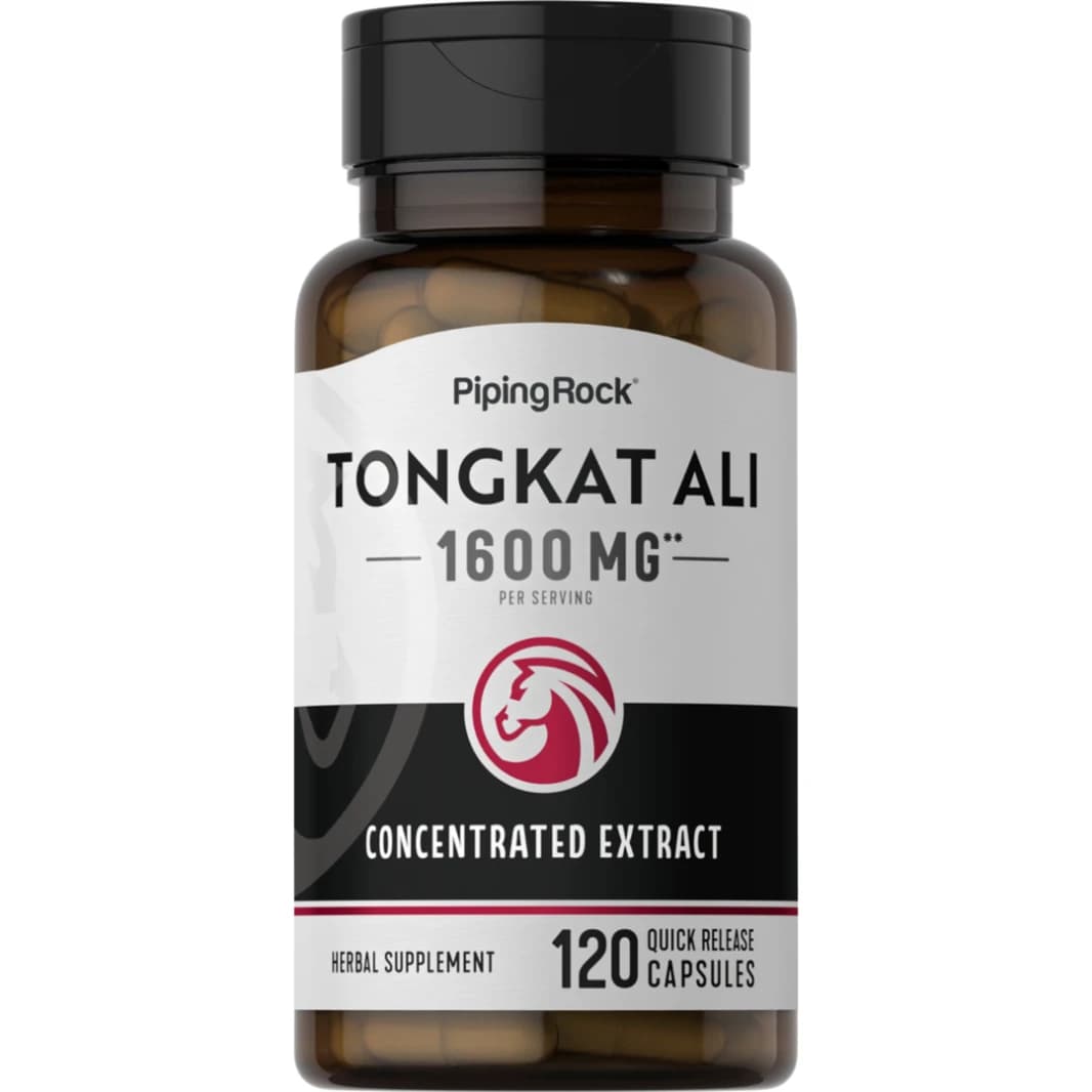 Pipingrock Tongkat Ali Extract 40 mg 120 Capsules (Non-GMO) (Best Before 01-05-2028)