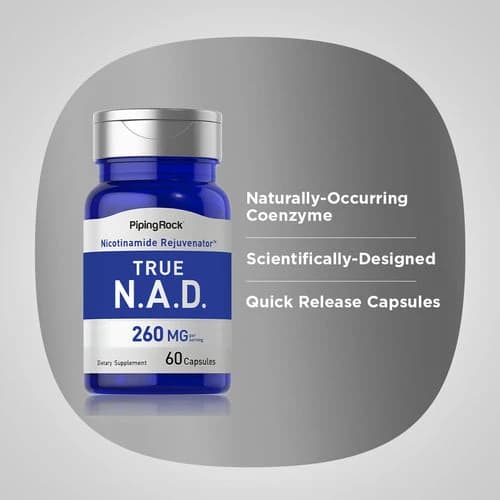 NAD 130 mg 60 Capsules Piping Rock