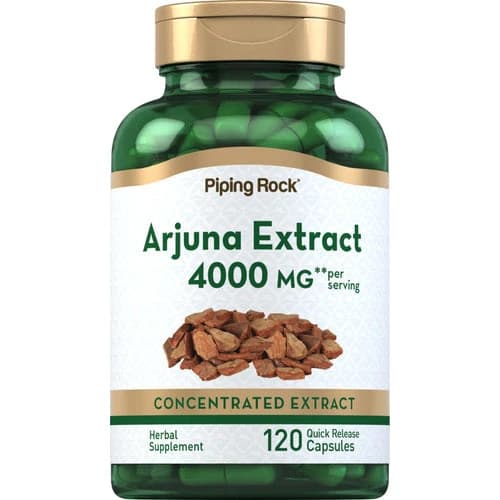 PipingRock Arjuna Standardized Extract 2000 mg (120 Capsules)