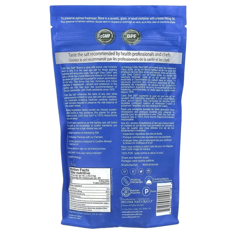 Natural Sea Salt with Vital Mineral Blend 454g