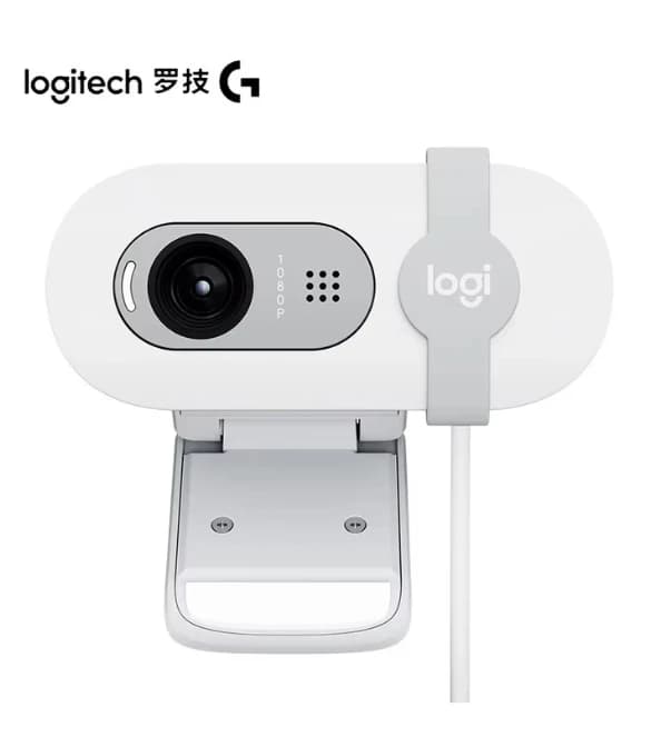 Logitech BRIO 90 1080P Webcam - White