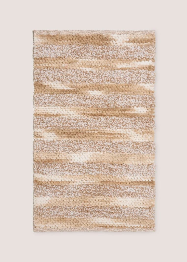 Chenille Bathroom Rug - Brown