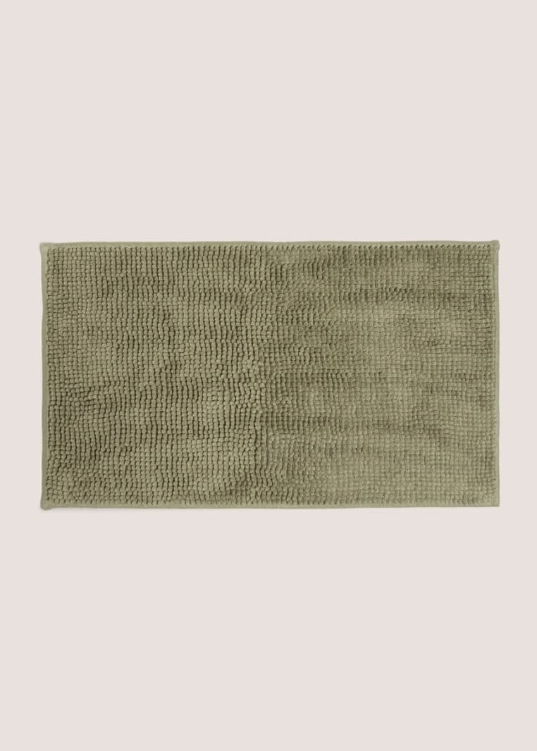Chenille Bath Mat - Green
