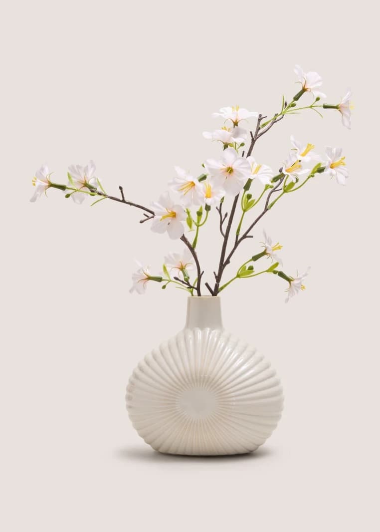 Eastern Flower in Pot - White