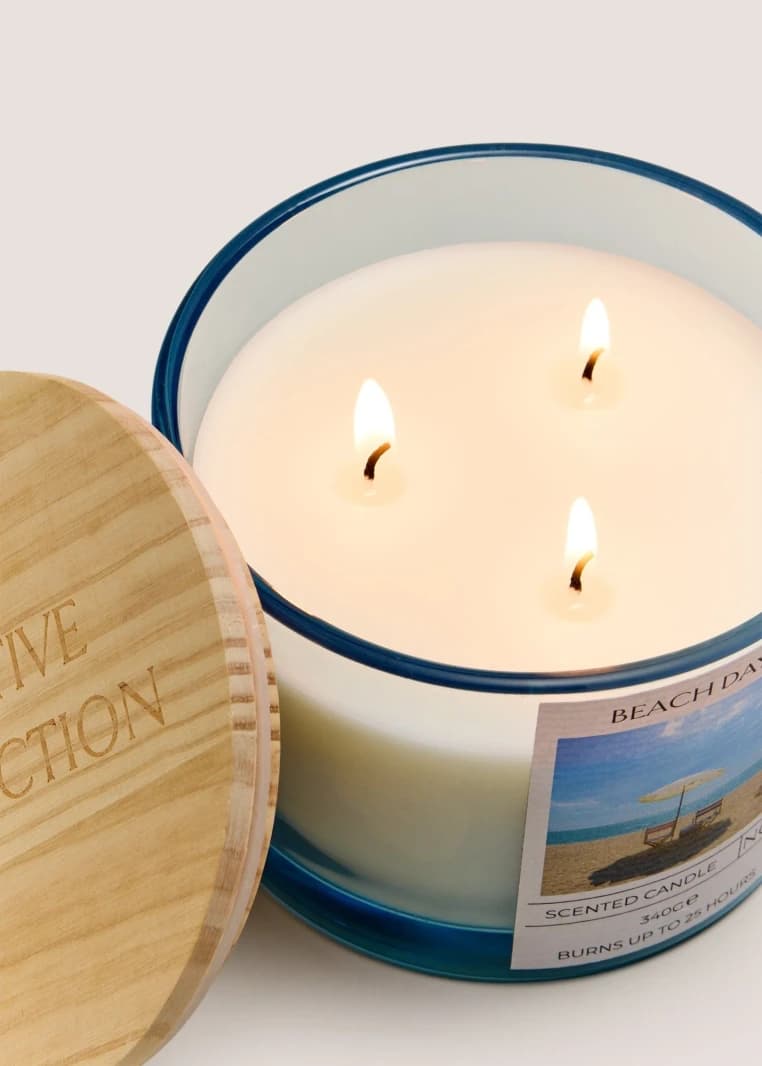 Beach Days Blue Candle - Blue - One Size