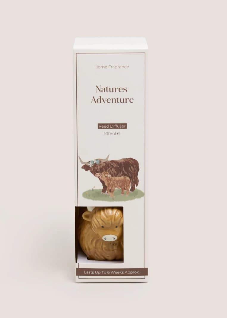 Highlands Cow Reed Diffuser - Beige