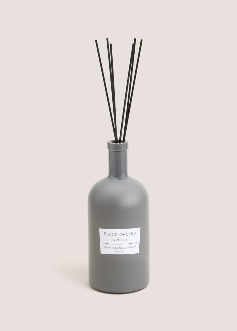 Orchid Flower and Vanilla Reed Diffuser - Gray