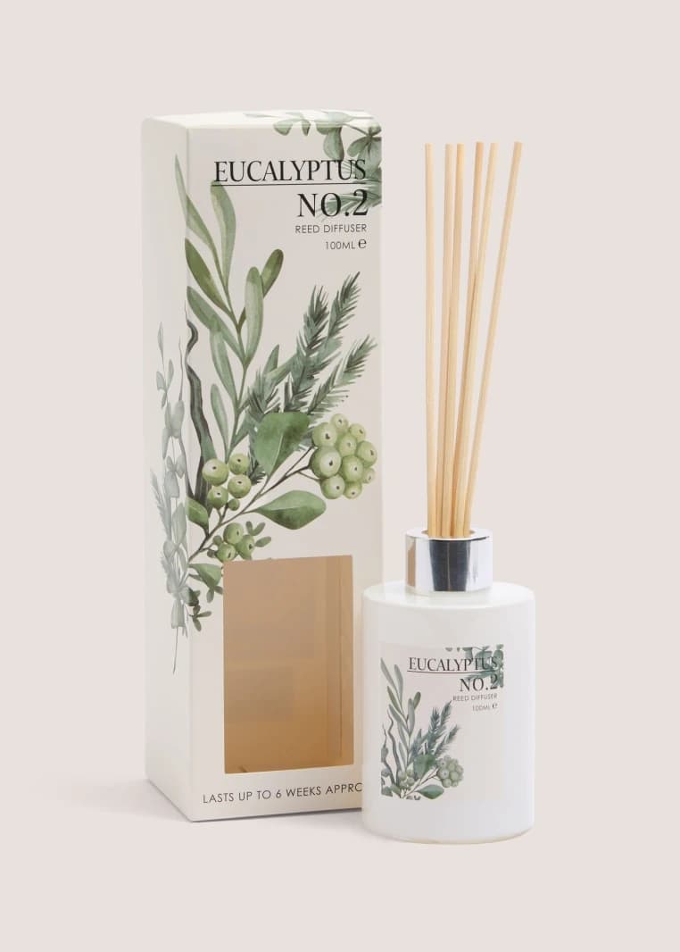 Eucalyptus Tree Reed Diffuser - White
