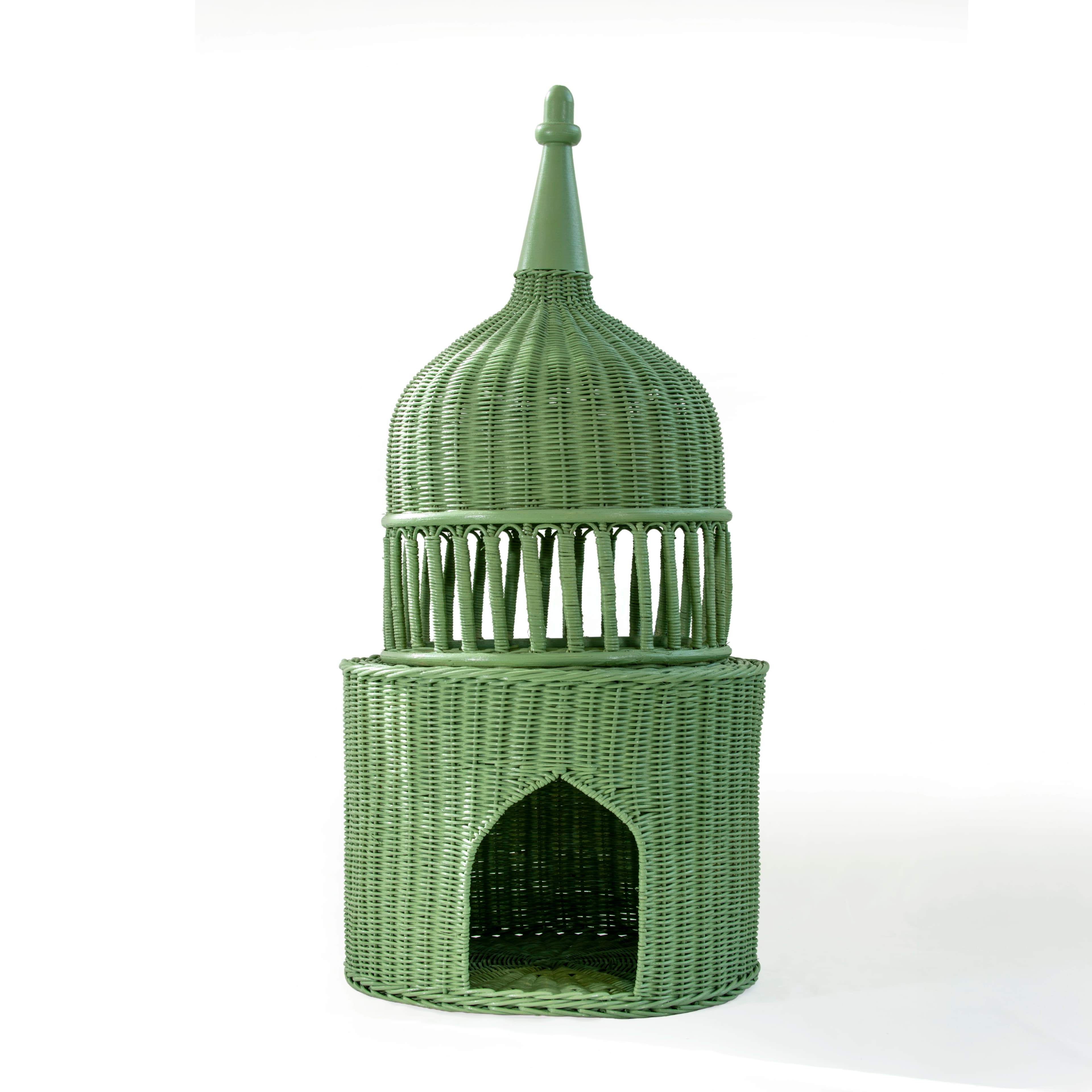 Dome Decor Nadwa Collection in Matcha Bamboo (30.5×30.5×65.7cm)