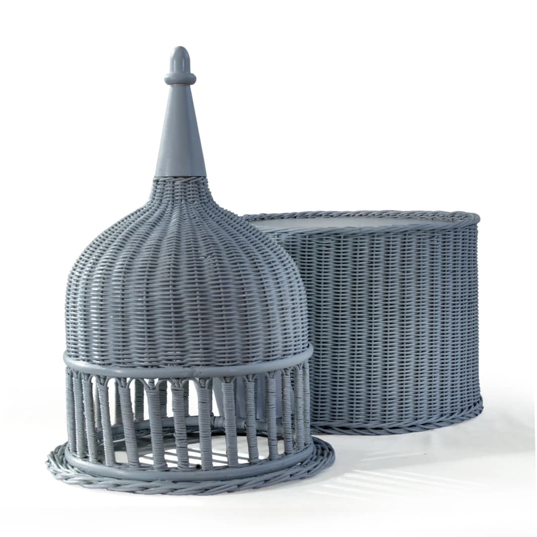 Dome Decor Nadwa Collection in Mist Bamboo (30.5×30.5×65.7cm)
