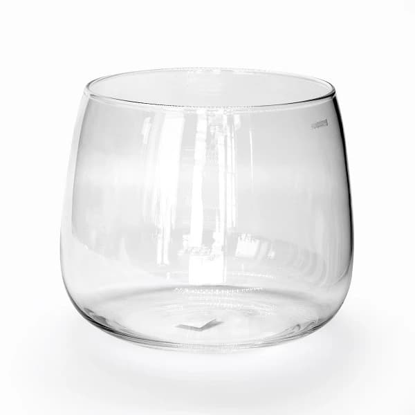 Large Clear Glass Vase