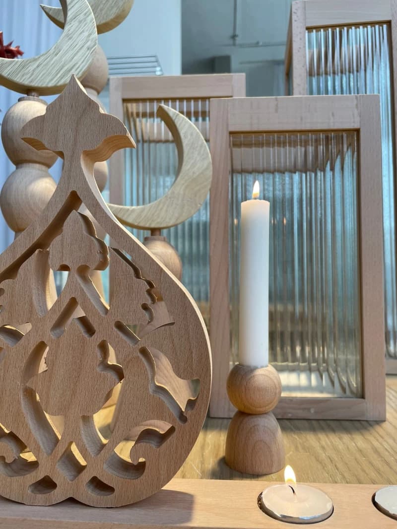 Bareeq Candle Holder Small