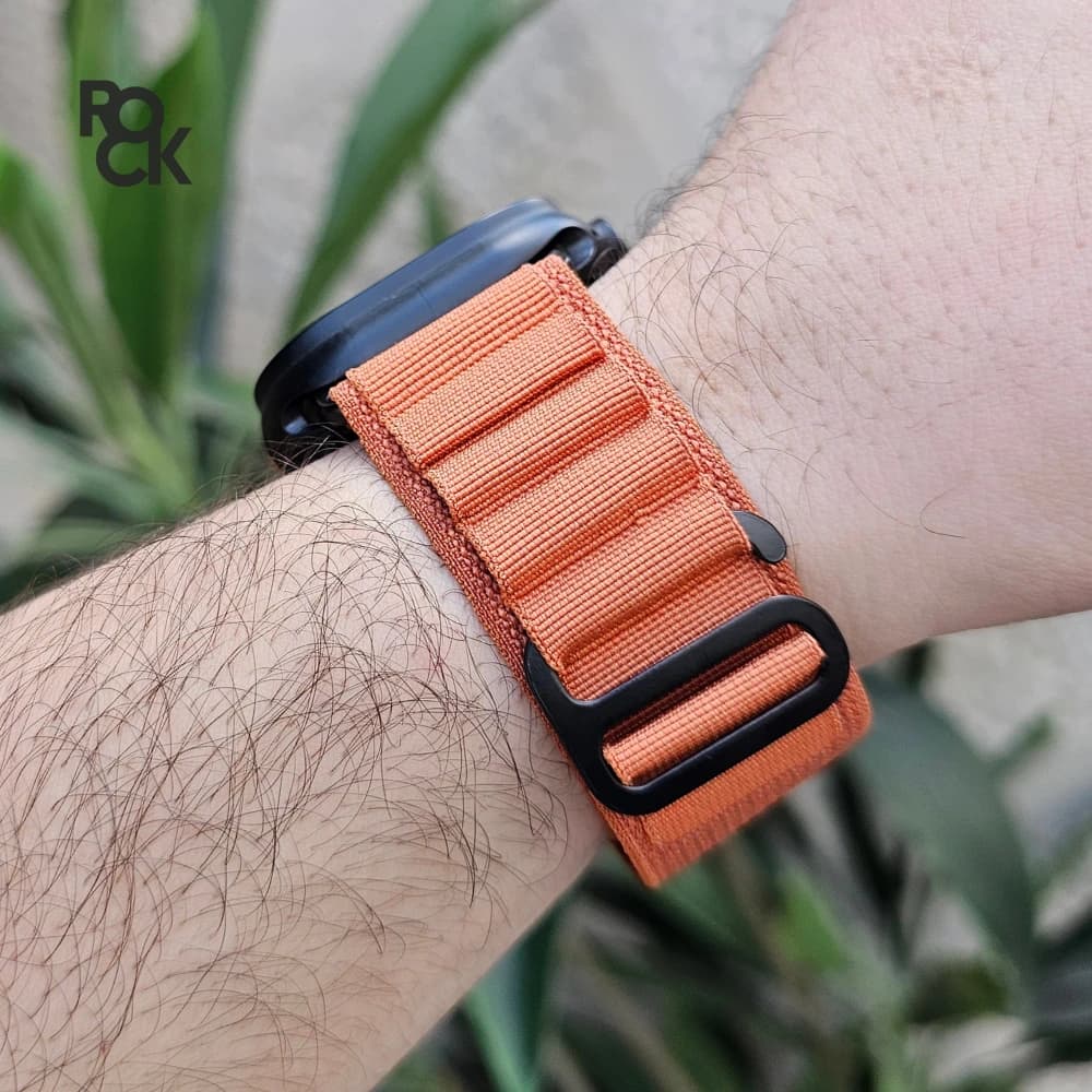 Alpine Loop Black Buckle For Apple Watch