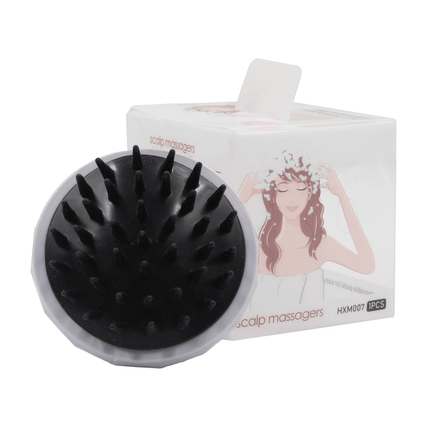 Scalp Massage Comb - Gray