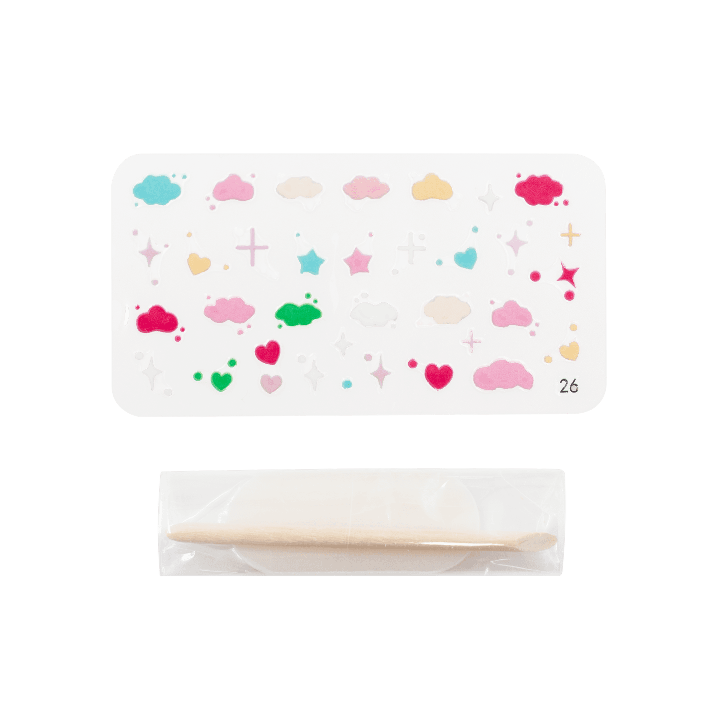 Kids' Sun-Shaped False Nails