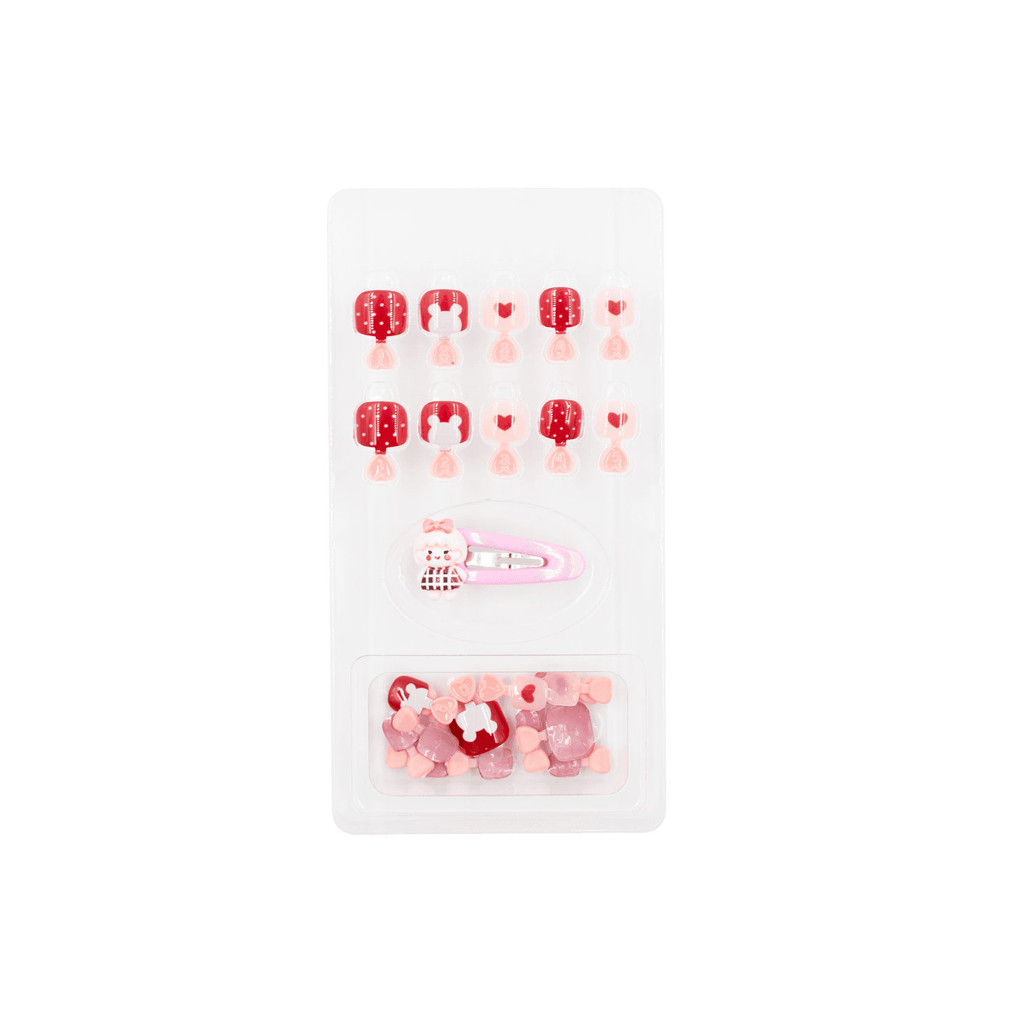 Cute Children's Nail Stickers (Dot and Heart)