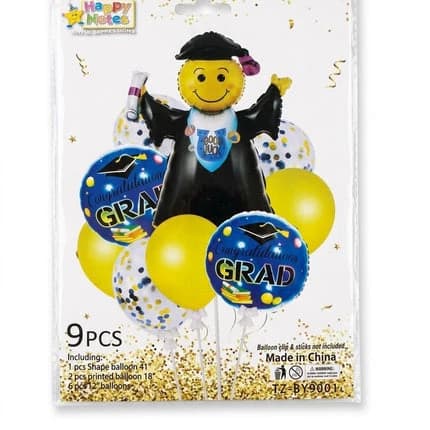 Graduation Balloons Set-9pc