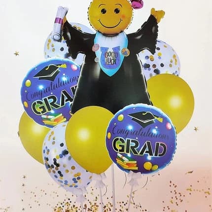 Graduation Balloons Set-9pc