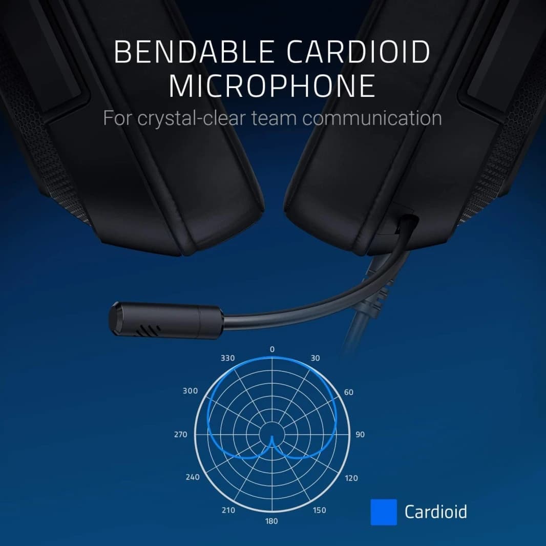 Razer Kraken X Console Gaming Headset – Black/Blue