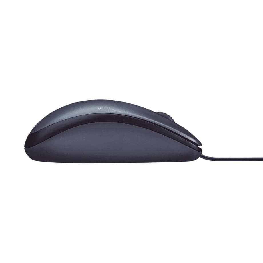 Logitech M100 Wired Optical USB Mouse – Black