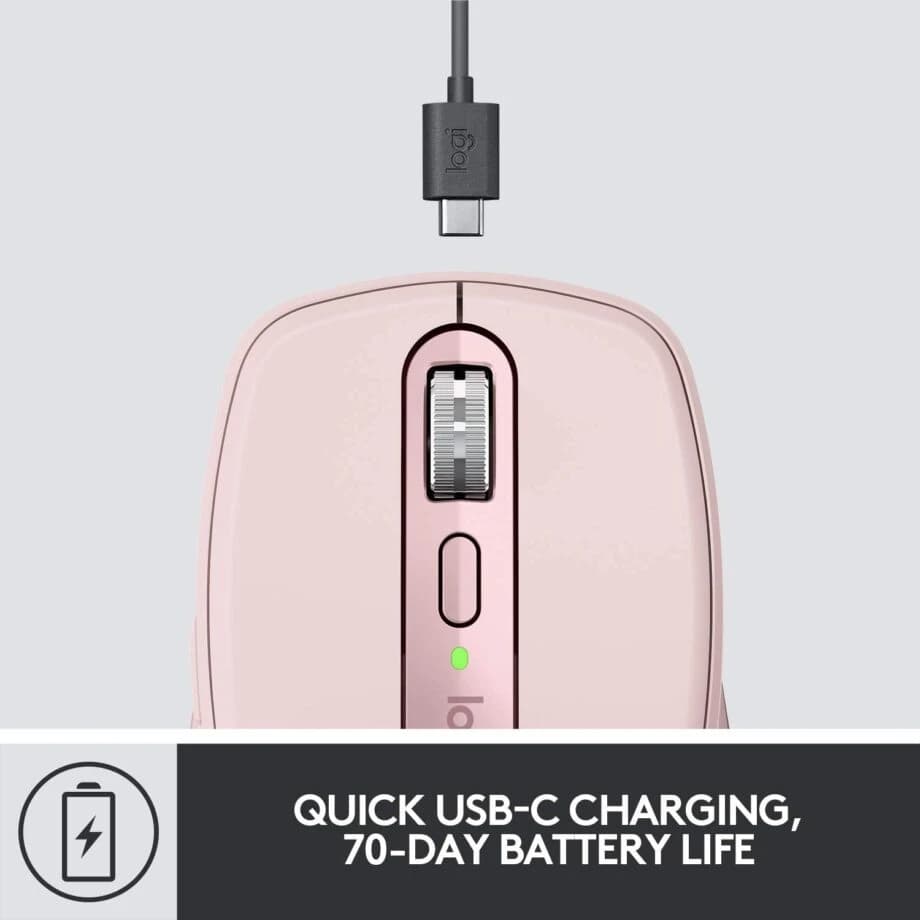 Logitech MX Anywhere 3 Wireless Mouse – Rose