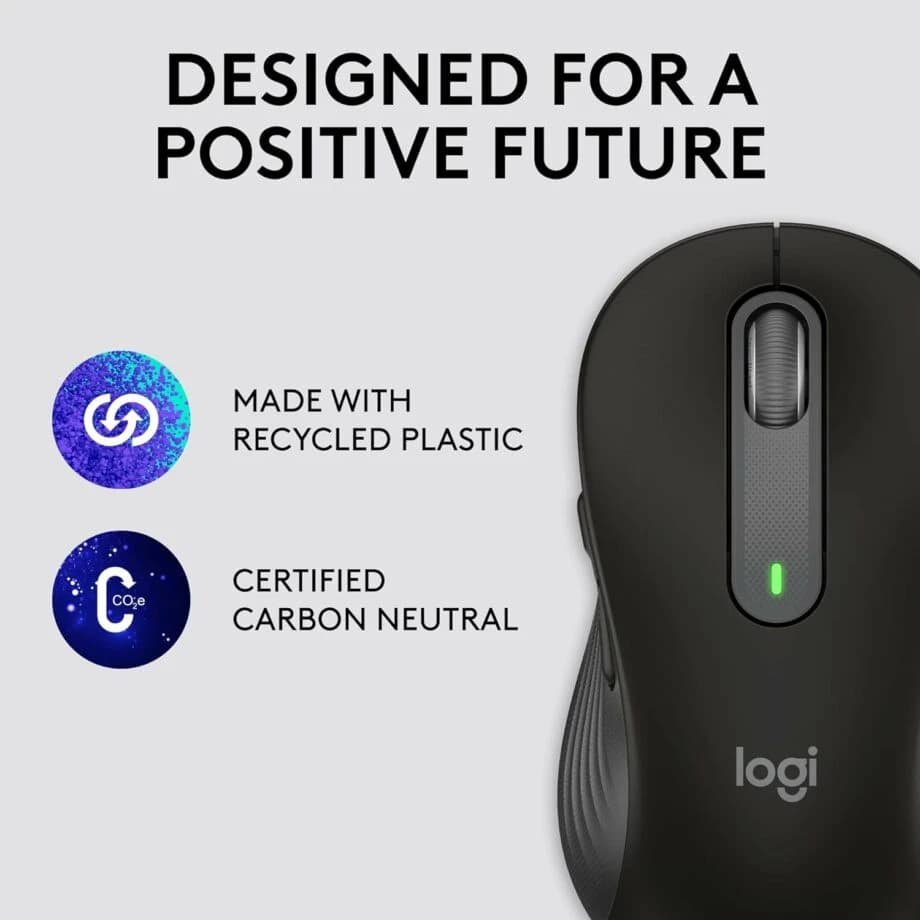Logitech Signature M650 Medium Wireless & Bluetooth Mouse – Graphite