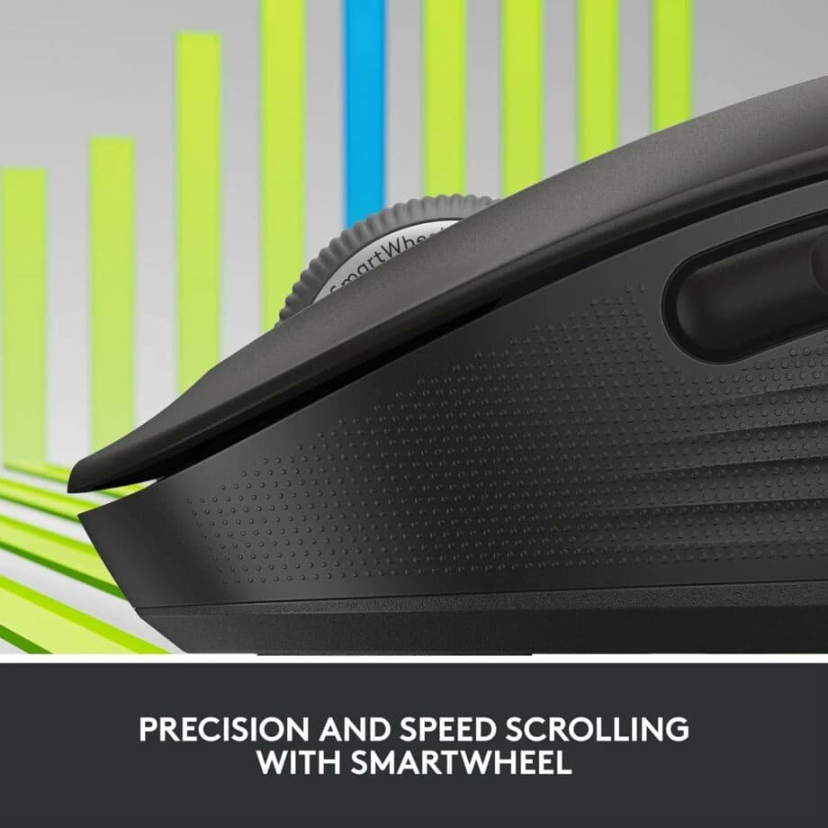 Logitech Signature M650 Medium Wireless & Bluetooth Mouse – Graphite
