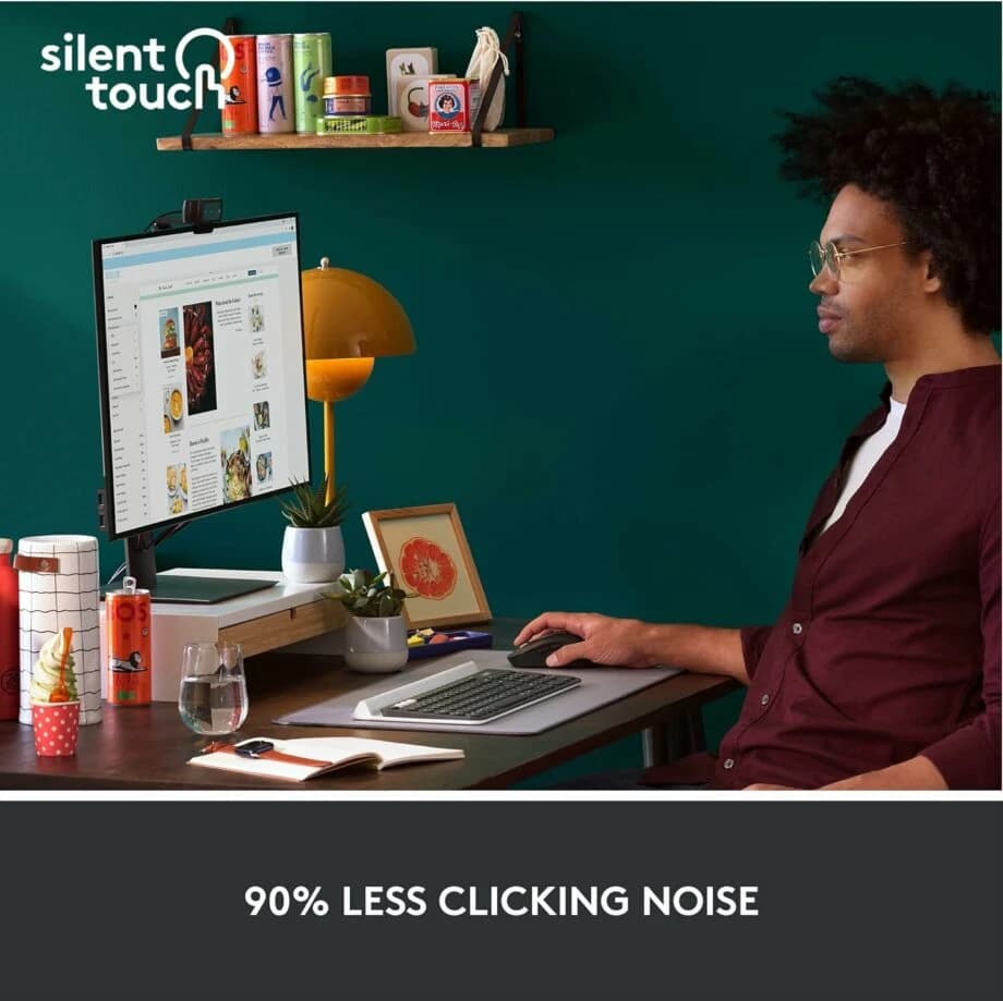 Logitech Signature M650 Medium Wireless & Bluetooth Mouse – Graphite