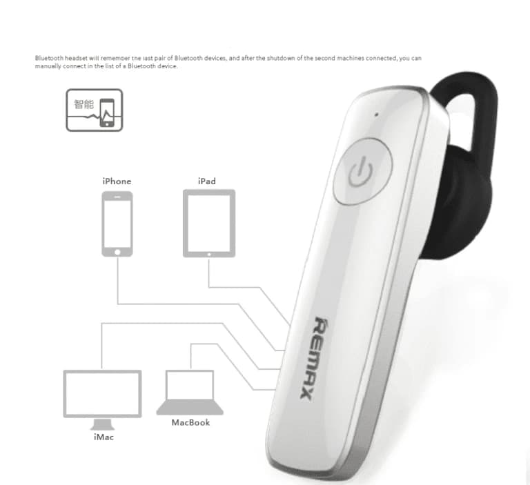 Remax Wireless T8 Bluetooth Headset