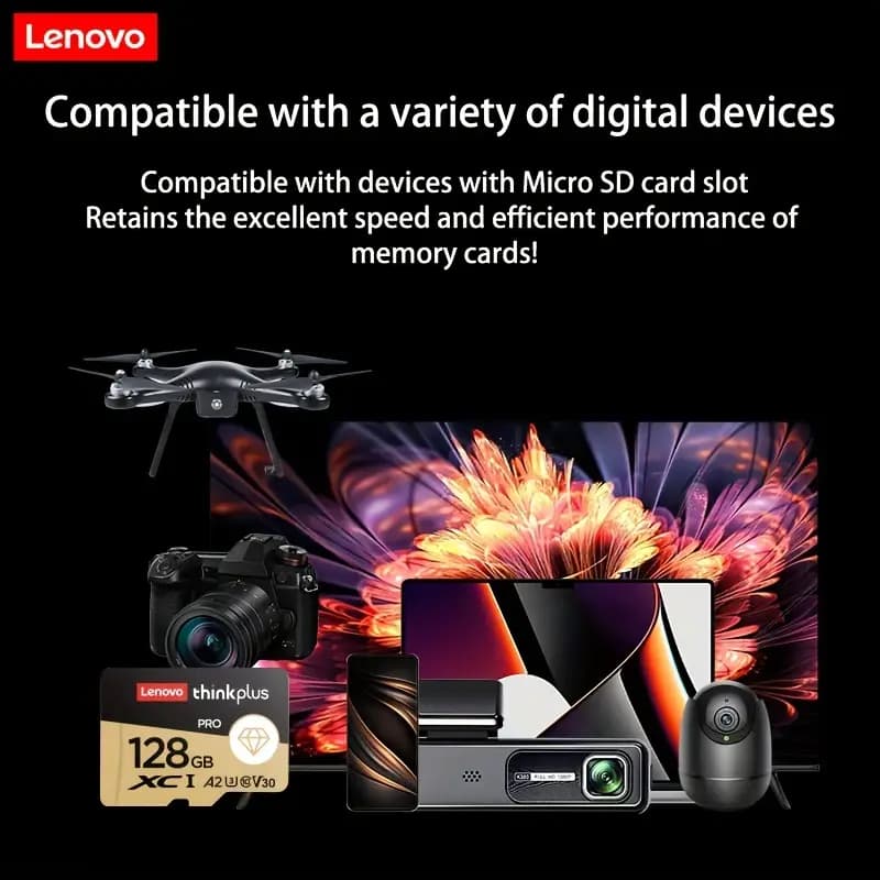 Lenovo Thinkplus 128GB High-Speed Micro SD Card