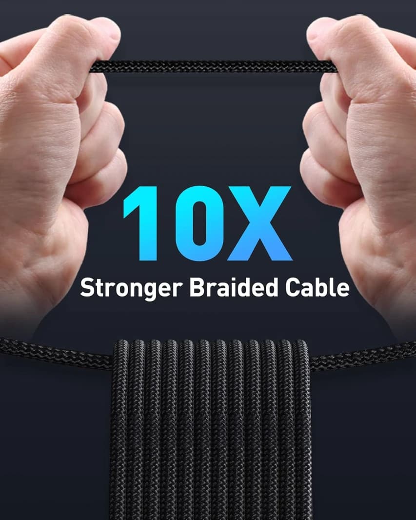 Baseus 100W Braided USB-C Cable - 1M