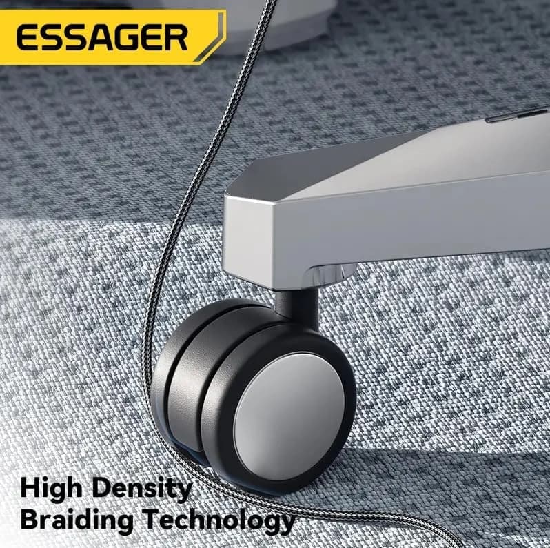 Essager 100W Braided USB C to USB C Cable – 2M