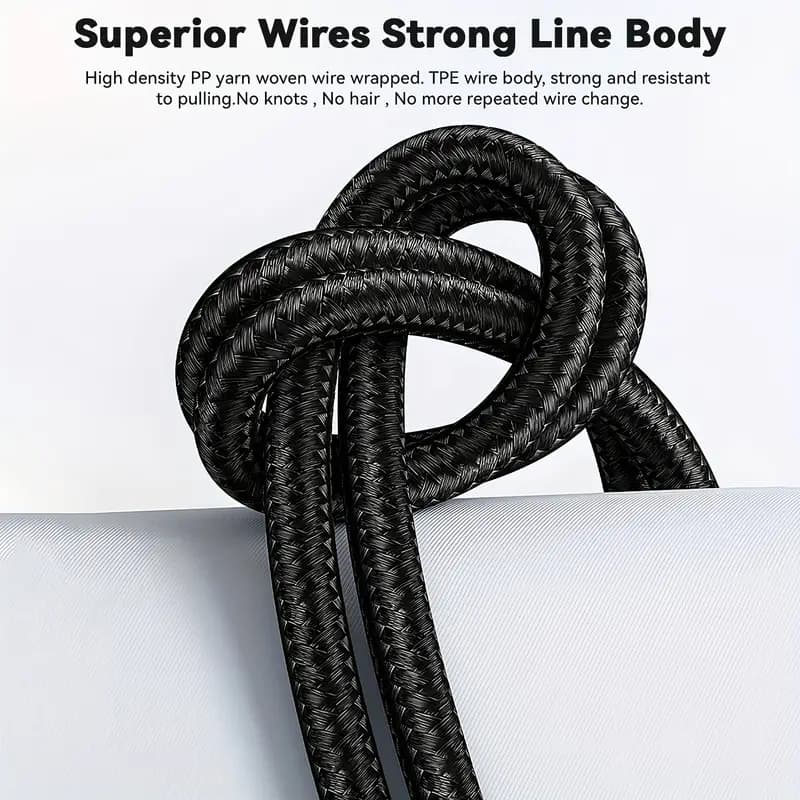 Heemax 240W Braided USB C to USB C Cable – 1M