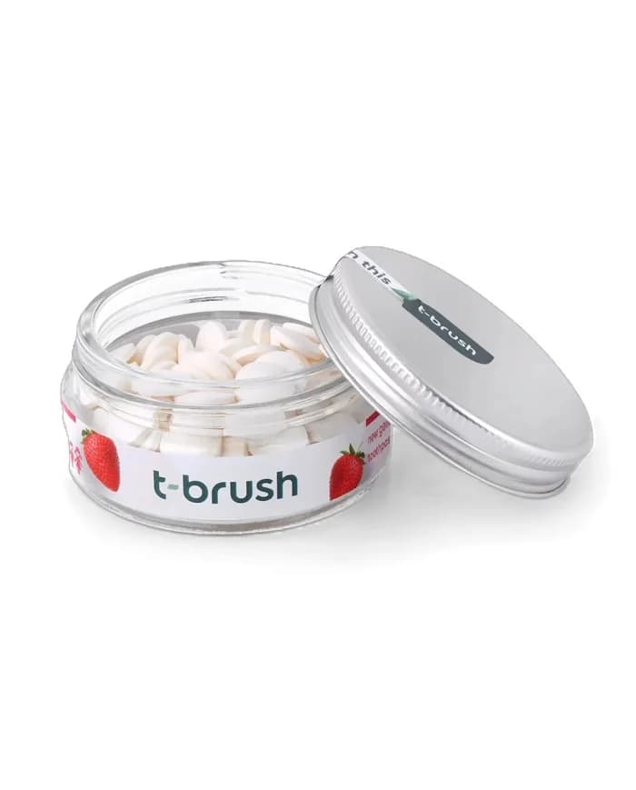 T-Brush Strawberry Toothpaste Tab