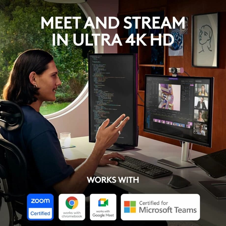 Logitech MX Brio Ultra HD 4K Streaming Webcam