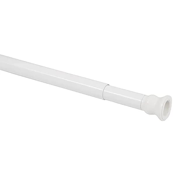 فينكو "Telescopic Basic" مقبض للستائر - 110-185 سم - أبيض