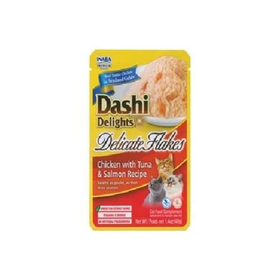 Dashi Delights Chicken with Tuna & Salmon Recipe - Inaba