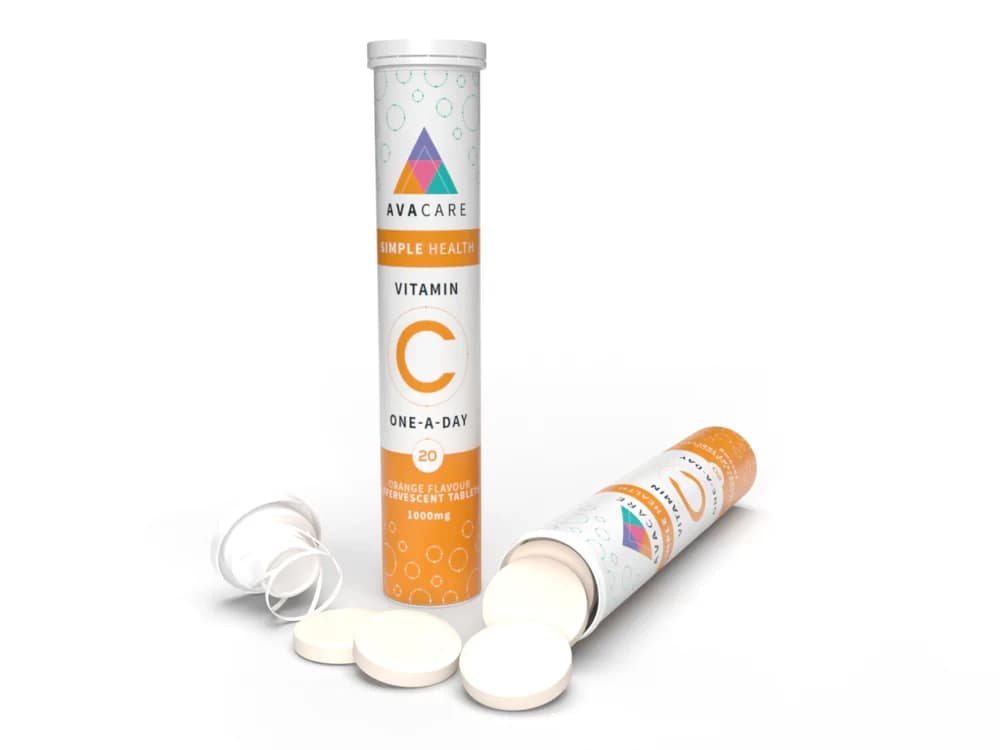 Avakair Effervescent Vitamin C Tablets 1000mg - 20 Tablets
