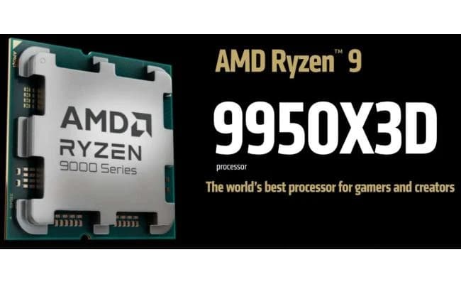 AMD Ryzen 9 9950x3D 16 Core 4.3GHz (5.7 GHz Max Boost) 132MB Cache AM5 Desktop Processor