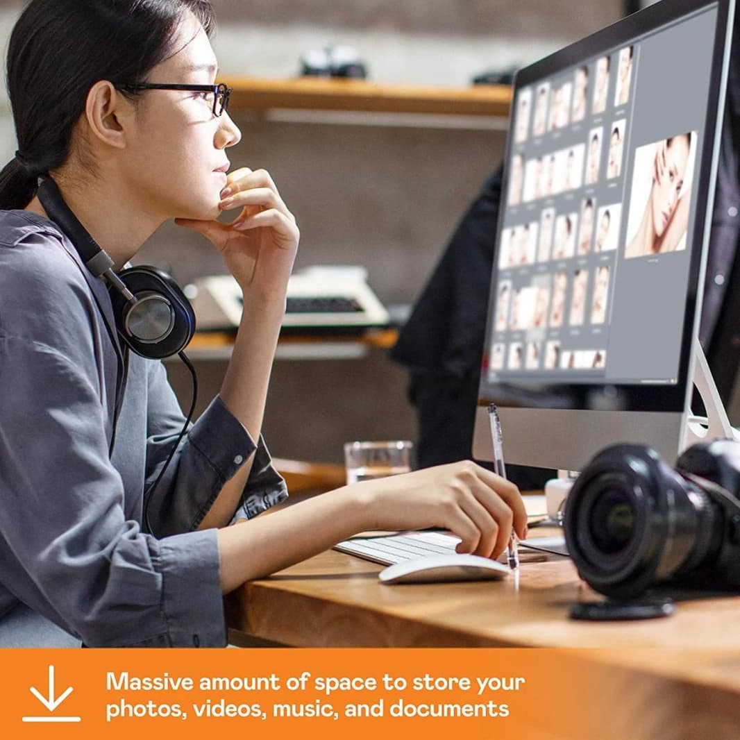 WD My Book 18TB Desktop External Hard Drive USB 3.0 with Password Protection & Auto Backup