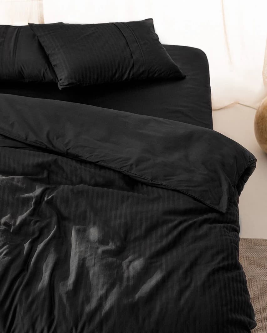 Adrien Duvet Cover Set - Ribbed