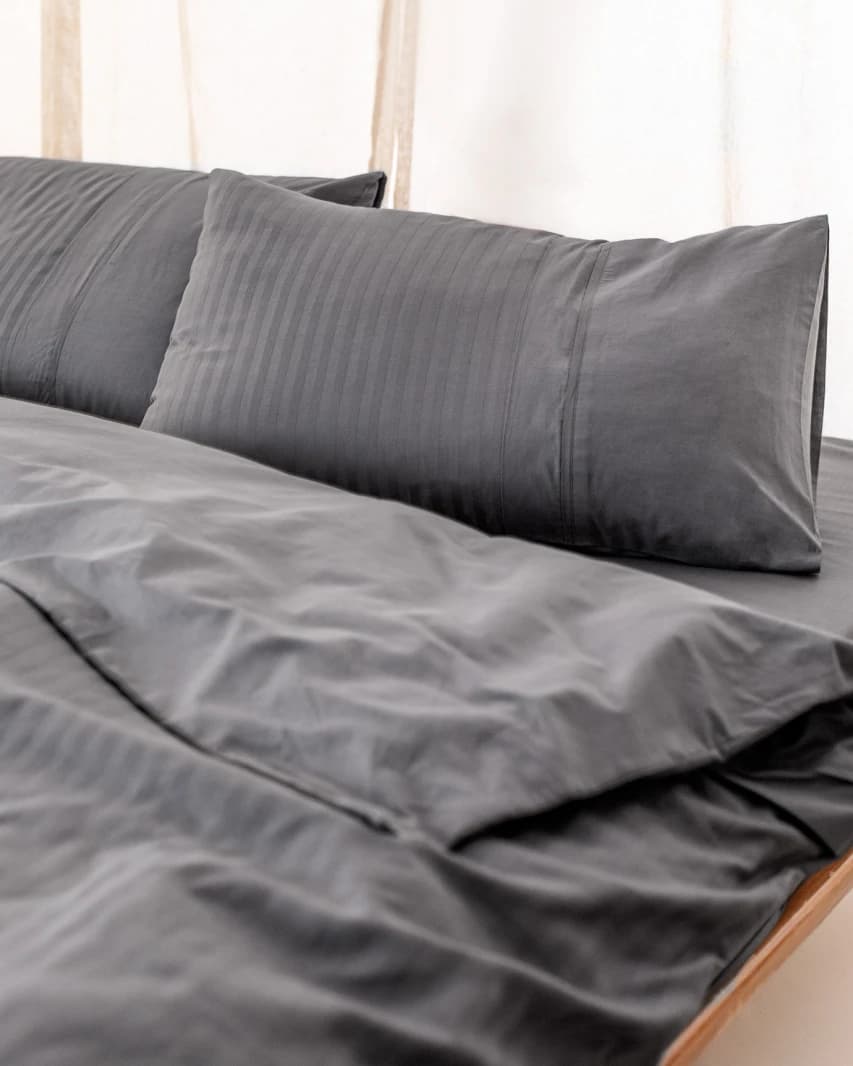 Adrien Duvet Cover Set - Ribbed
