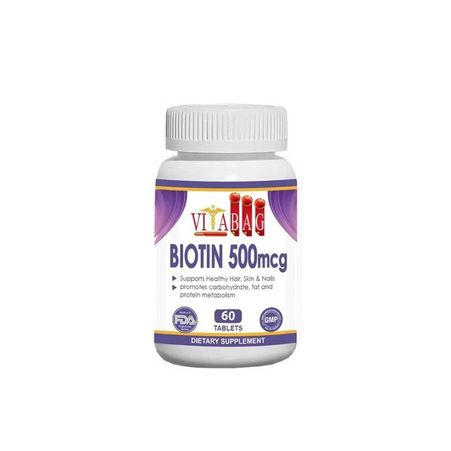 Vitabag Biotin 500mcg Tablets 60 Count