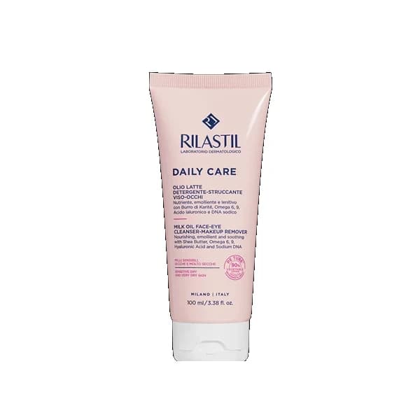 Rilastil Daily Care Milk Oil Cleanser For Face And Eyes 100ml