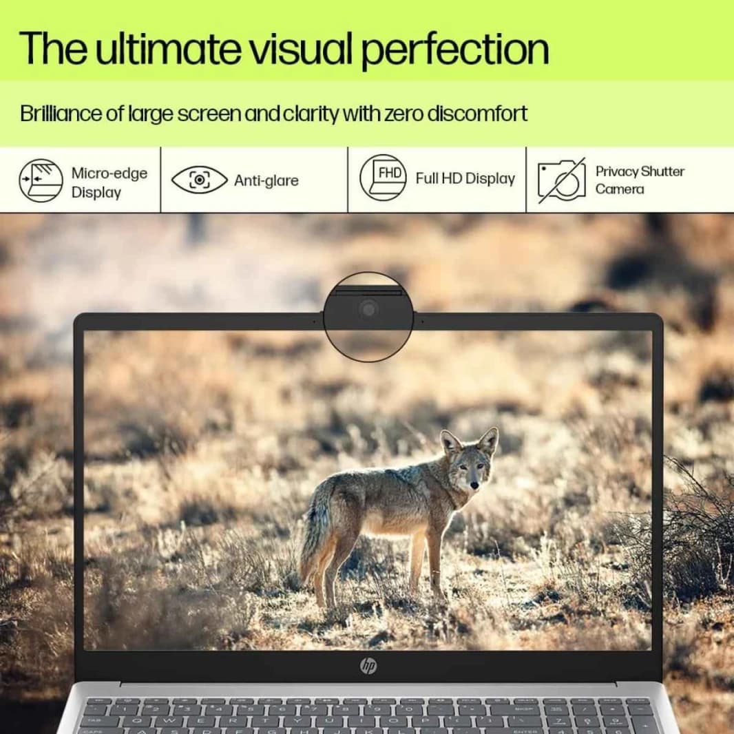 HP Laptop 15 FD0099NQ - Intel Core 7 Slim Design with Fast Charging