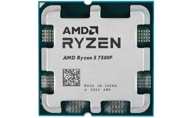 AMD Ryzen 5 7500F 6 Core 3.7GHz (5.0 GHz Max Boost) 32MB Cache AM5 Desktop Processor