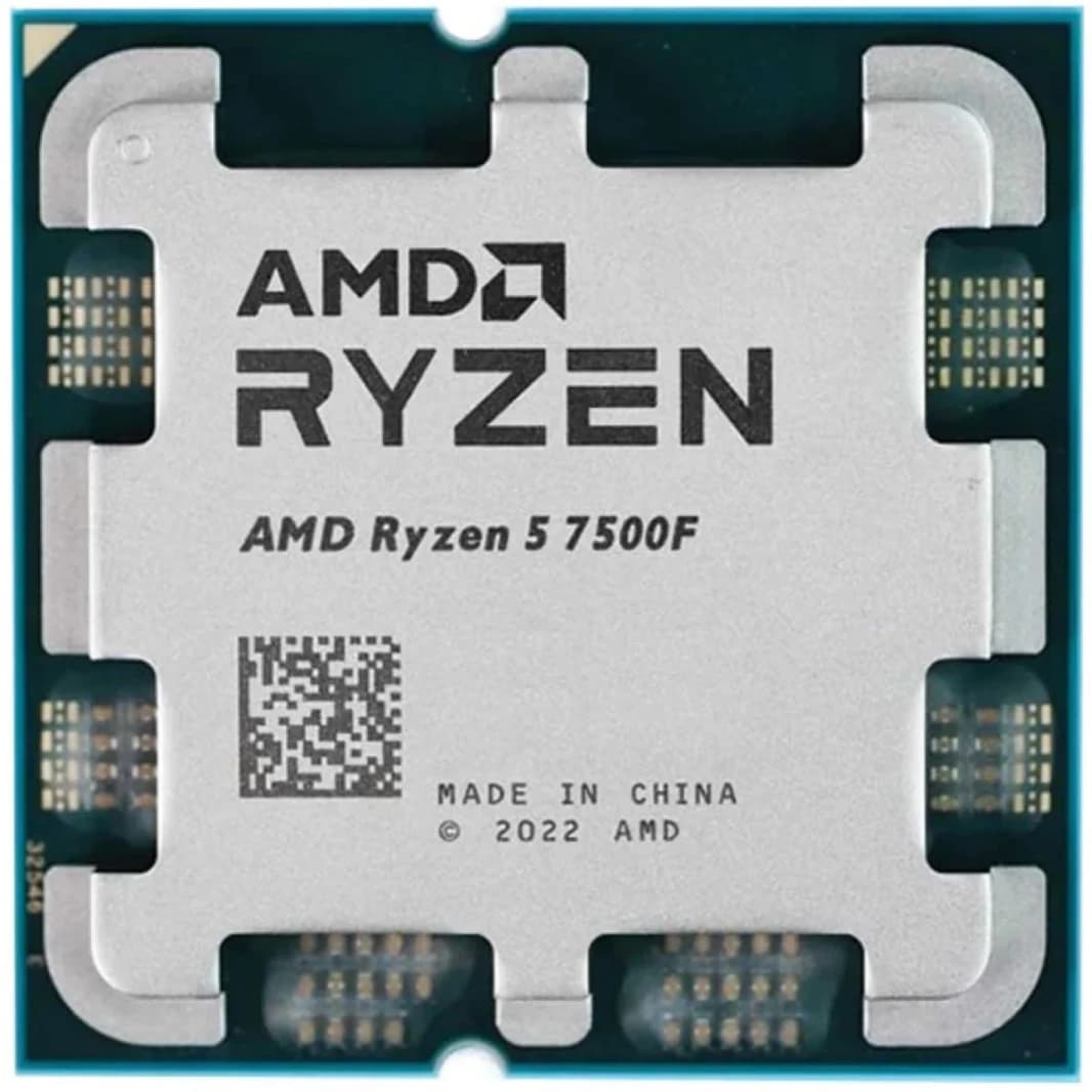 AMD Ryzen 5 7500F 6 Core 3.7GHz (5.0 GHz Max Boost) 32MB Cache AM5 Desktop Processor